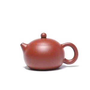 Original Ore Real Yixing Zisha Zhu Clay Tea Pot 210ml Marked Xishi Pot Handmade - Picture 1 of 10