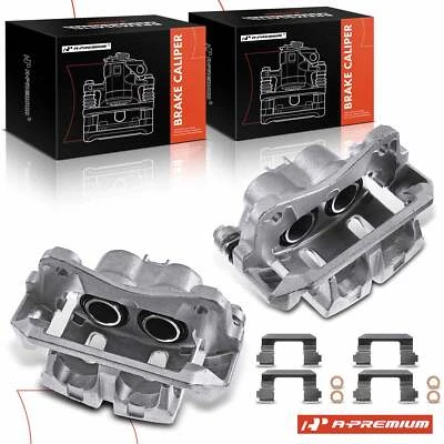 A-Premium Front Side Brake Caliper with Bracket for Acura TL TLX Honda Ridgeline - Image 1 of 4