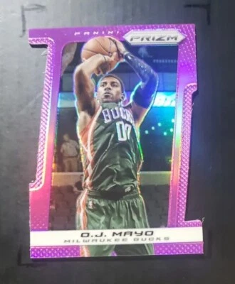 2013-14 Panini Select Diecut Pink Ref #45 O.J. Mayo Serial #/49 - Image 1 of 3
