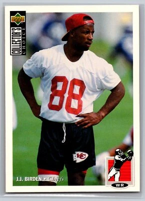1994 Collector's Choice  Football #337 J.J. Birden  Kansas City Chiefs - Image 1 of 2