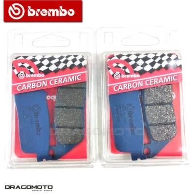 KAWASAKI Z 750 2009 2010 pastiglie freno anteriori CC BREMBO Carbon ceramica ... - Imagem 1 de 4