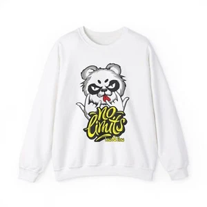 No Limits Panda Sweatshirt, Funny Crewneck, Unisex Pullover, Gift for Animal - Picture 1 of 28