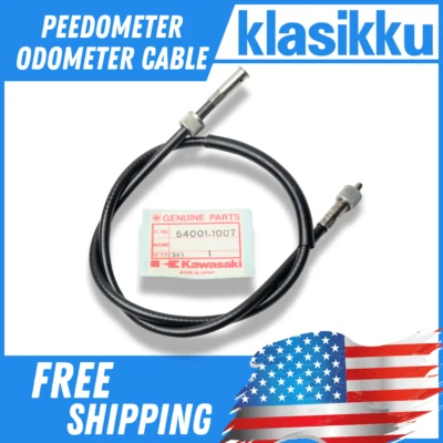 OEM Kawasaki KH100 Speedometer Odometer Cable Genuine Japan 54001-1007 - Imagem 1 de 4