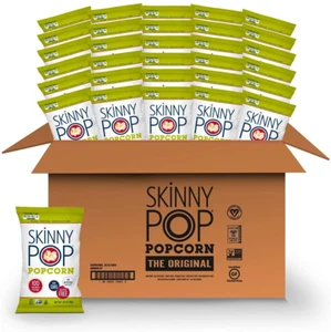Skinnypop Original Popcorn, Gluten-Free Snack Bags, 0.65 oz (Pack of 30) - Picture 1 of 12