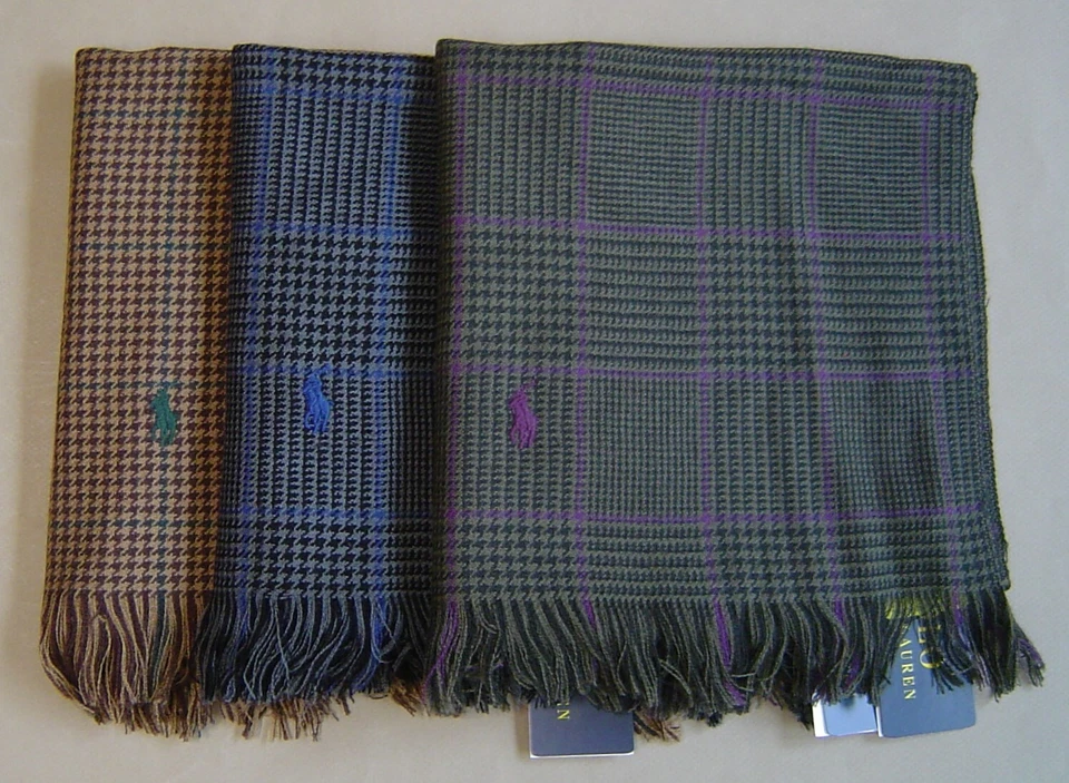 NWT $78 Polo Ralph Lauren VIRGIN WOOL NECK SCARF Muffler PC0444 - Image 1 of 1