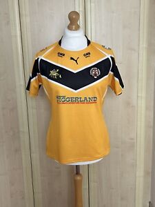 Puma Castleford Tigers Women's Rugby League Shirt Top Jersey - Ladies Size UK 14