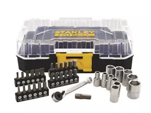 STANLEY FatMax 1/4in Socket & Bit Set 37 Piece In A PRO-STACK case STA019101 - Picture 1 of 6