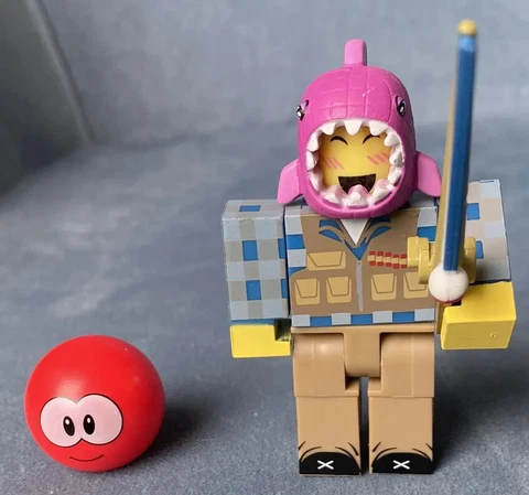 Jazwares Roblox Series 2 MeepCity Fisherman 3" Figure w/Rod & Red Meep NO CODES Cover