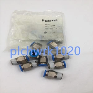 5 PCS NEW FESTO gas pipe connector QS-1/4-8 153005 - Picture 1 of 5