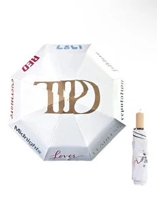 Paraguas manual Taylor Swift TTPD con resistencia al viento y protección solar - Imagen 1 de 3