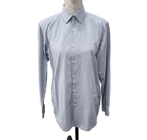 Hugo Boss Sharp Fit Plaid Long Sleeve Button Down Shirt Men's 15.5 32/33 - Picture 1 of 12
