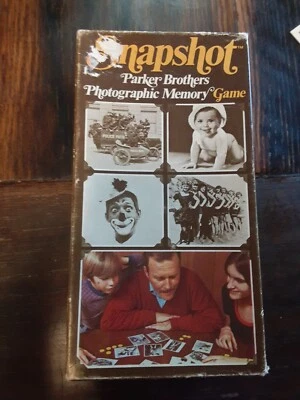 Vtg Snapshot Game Parker Brothers Photographic Memory Game Family Fun  - Image 1 of 4