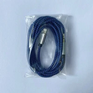 3.5mm AUX Audio Adapter Auxiliary Cable Nylon Braided Cord for iPhone (3 Colors) - Picture 1 of 8