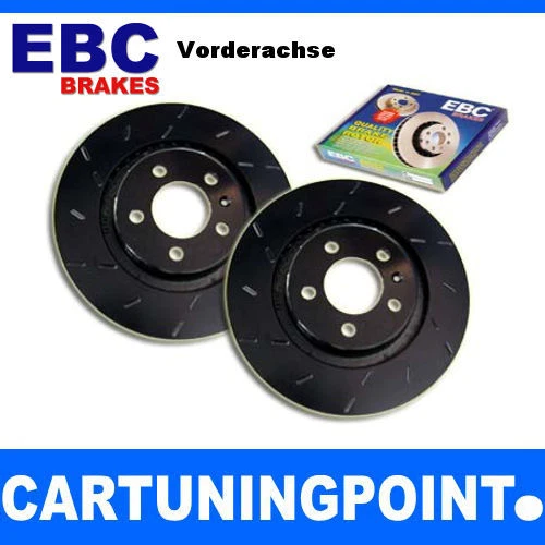 Discos de freno delanteros negros EBC para Honda Prelude 4 BB USR631 Foto 1 de 1