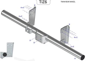 Towtrust fester Flansch Kfz Anhängerkupplung für Isuzu Grafter 2009 - ab sofort - Bild 1 von 8