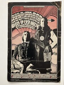 Vintage Bill Graham Poster Fillmore West Cold Blood & Boz Scaggs 1970 Bg 264