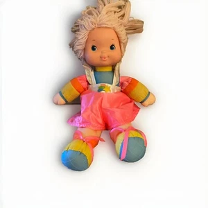 Muñeca bebé vintage 1983 Rainbow Brite 'Rosa cosquillas' sello peluche 15" - Imagen 1 de 1