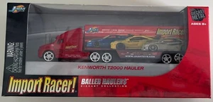 Jada Toys Import Racer! Baller Haulers Kenworth T2000 Hauler Diecast Metal 2004  - Picture 1 of 4