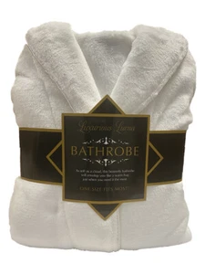 Super Soft Luxury Microfibre Dressing Gown Plain or Personalised with name - Picture 1 of 5