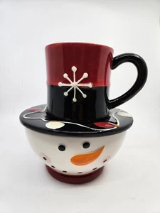 Cracker Barrel I Love Snow Days Taza para servir Platillo Cuenco Set Usado - Imagen 1 de 13
