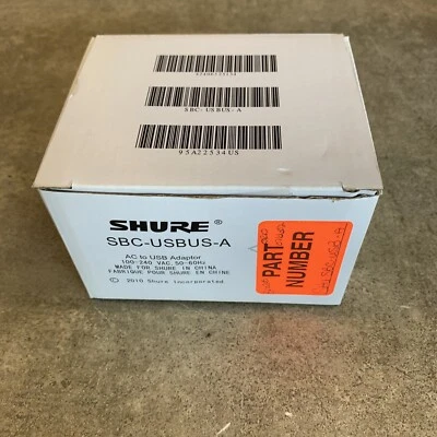 shure sbc-usbus-a Ac To Usb Adaptor Sbc-usb-a - Image 1 of 4