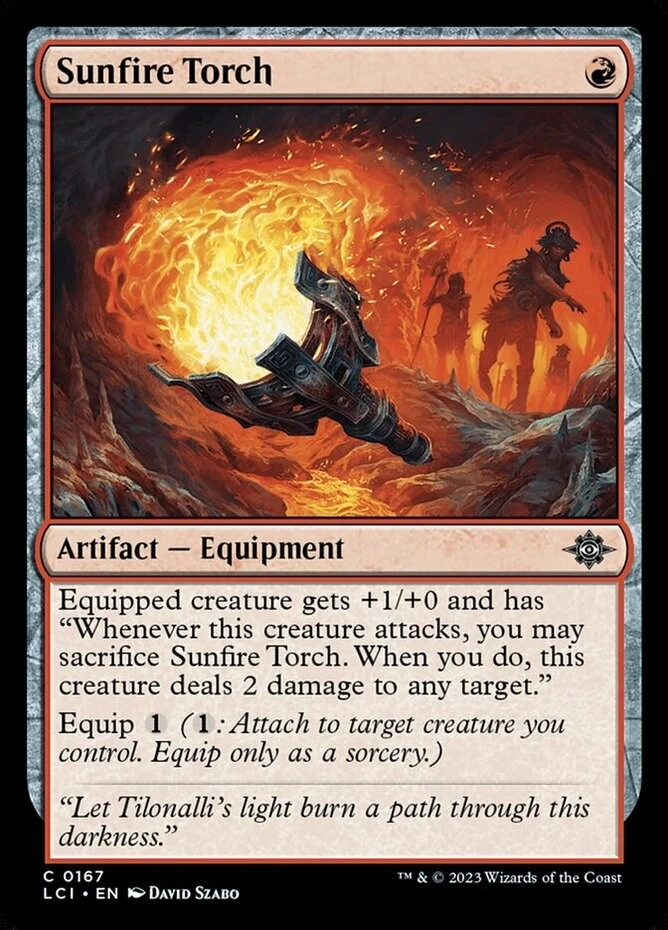 x1 Sunfire Torch - Lost Caverns of Ixalan - NM - MTG - Image 1 of 1