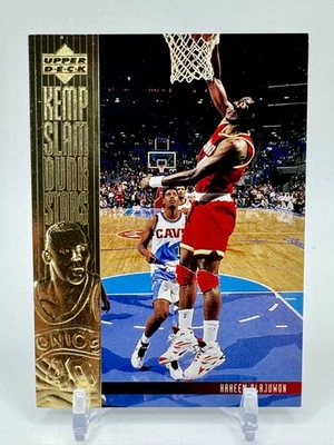 1994-95 Upper Deck #S13 Hakeem Olajuwon Kemp Slam Dunk Stars Foto 1 de 2