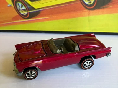 🔥Hot Wheels Redline Classic '57 T-Bird Dark Rose ¡Súper limpio todo original!🔥 Foto 1 de 4