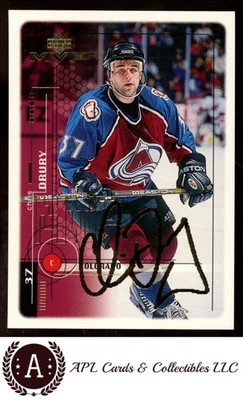 1999 Upper Deck MVP #54 Chris Drury Gold Script /100 - Image 1 of 2