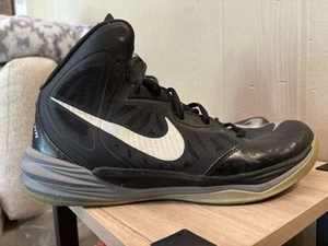 Mens Nike Prime Hype DF Black Silver Basketball Shoes Size 11.5 - Picture 1 of 7