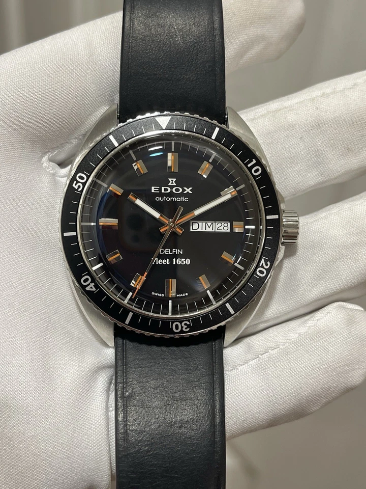 EDOX Delfin Fleet 1650 Auto ED88004 Edición Limitada 0/300 200m 43mm Hecho en Suiza Foto 1 de 4