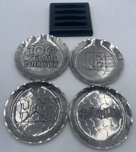 Caterpillar 100 Years Centennial Coasters Set 4pcs - Picture 1 of 8