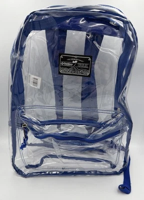 GRAN MOCHILA TRANSPARENTE DE ALTA RESISTENCIA PVC Escuela Estadio Libro Ver a Través Foto 1 de 4