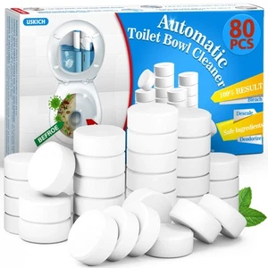 Toilet Bowl Cleaner - 80 PACK, Household Automatic Toilet Bowl Cleaners with ... - Picture 1 of 6
