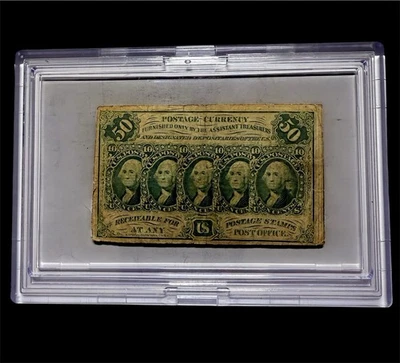1862 50 Cent Postage Fractional Currency -- FR-1312 Bank Note - Image 1 of 2