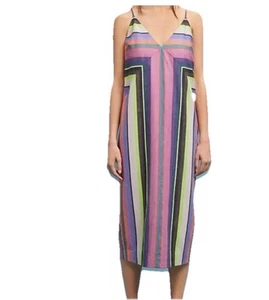 Vestido de algodón a rayas Mara Hoffman Georgia talla M - Imagen 1 de 4