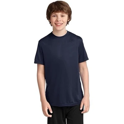 American Apparel Size Small -10 Youth Fine Jersey T-Shirt NWT Color Navy - Image 1 of 4