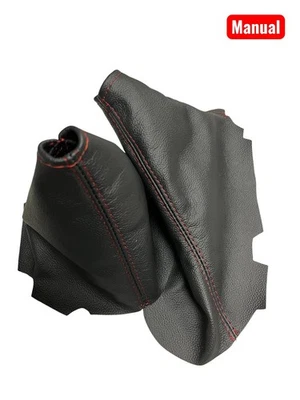 Palanca de cambios manual para Corvette C6 palanca de cambios y arranque de freno cuero negro 05-2013 Foto 1 de 2