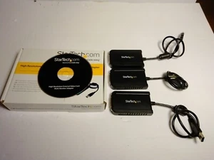 Lot of 3 StarTech.com (USB2DVIE3) 32 MB DDR SDRAM USB 2.0 Graphics adapters - Picture 1 of 2