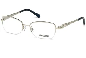 Roberto Cavalli Sceptrum RC961 016 Silver Semi Rimless Eyeglasses 53-18-140 0961 - Picture 1 of 2