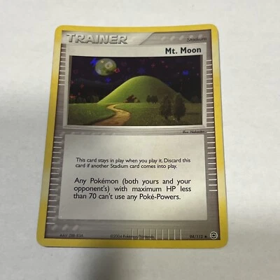Mt. Moon 94/112 EX Fire Red Leaf Green - Holo Pokemon TCG LP - Image 1 of 4
