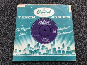 PEGGY LEE - FEVER / YOU DON’T KNOW 1958 UK SINGLE CAPITOL CL 14902 EXCELLENT - Picture 1 of 4