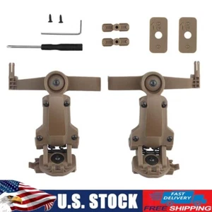 Tactical Helmet  Rail Adapter Accessories 3 Headsets Multi-angle For FAST/WENDY - Picture 1 of 6