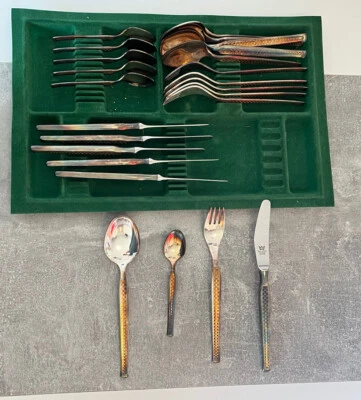 DUCADO 24 Teile Besteck 100er Silber versilbert Guter Zustand Solingen - Bild 1 von 4