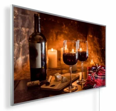 KÖNIGHAUS Infrarot Bildheizung 300-1200 Watt TÜV & GS Infrarotheizung mit Thermostat-170