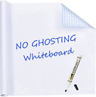 White Board Dry Erase Stick on Wall 35.4X157.5 Inches Peel & Stick Office