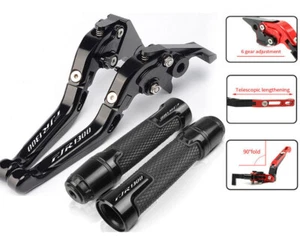 For Yamaha FJR1300 2003 2004-2018 Handlebar Hand Grips Brake Clutch Levers Set - Imagen 1 de 9