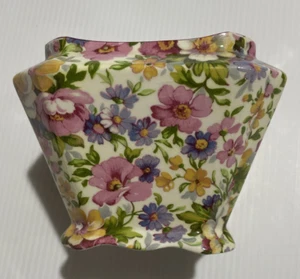 James Kent England old foley Chintz Octagonal Shape Open Sugar Bowl no lid - Bild 1 von 7