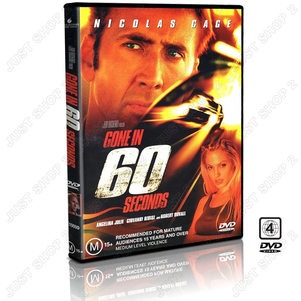 Gone In 60 Seconds DVD : Nicolas Cage : Action Movie : Brand New Sealed😎* - image 1 of 3