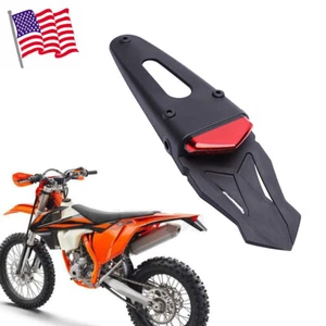 Dirt Bike LED Rear Fender Brake Tail Light Off-road For EXC EXE SXS EGS SX XCW - Picture 1 of 12